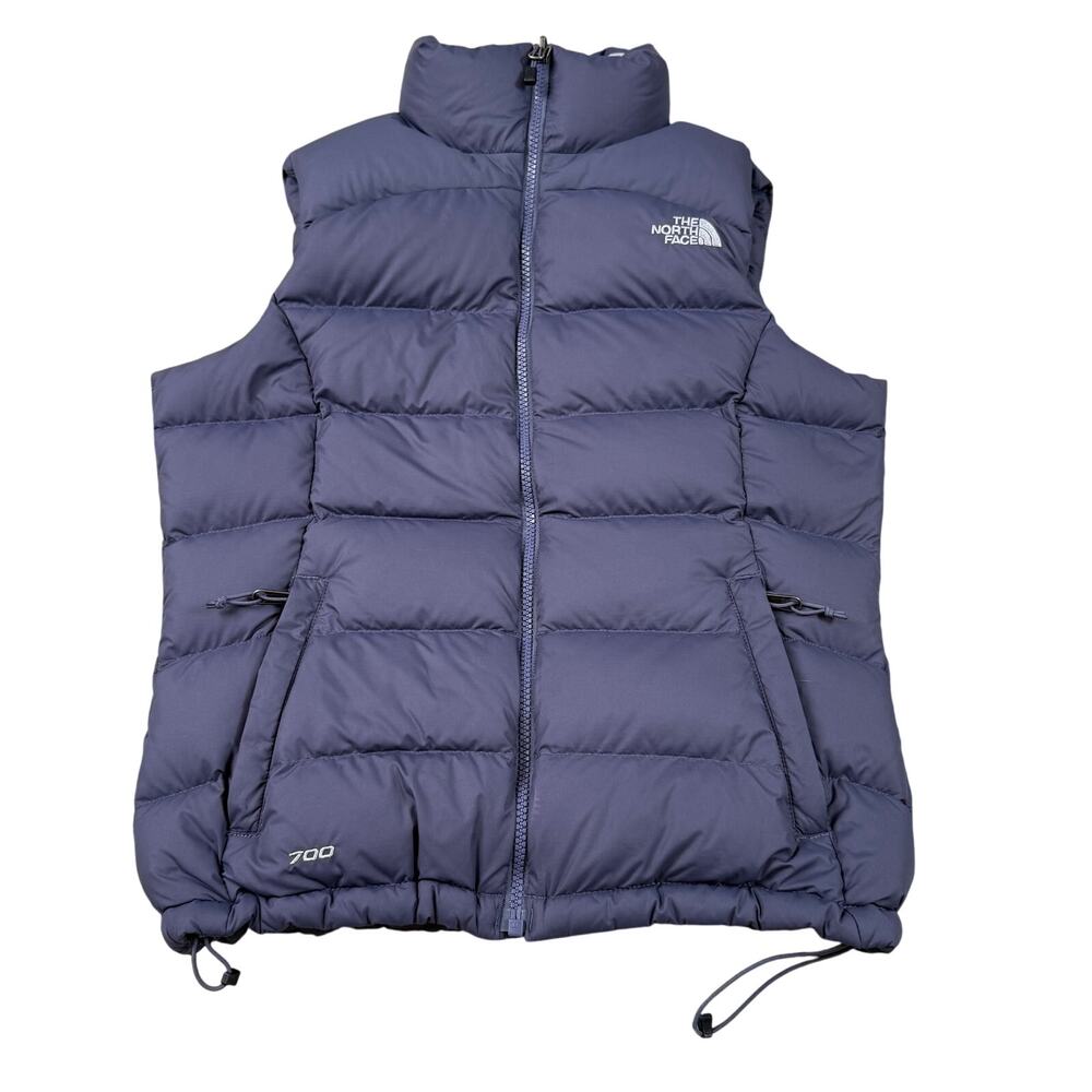The North Face Nuptse 700 Puffer Vest Women's S Purple Goose Down Fill
